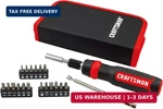 Craftsman Ratcheting Screwdriver, Multibit Set, 26-PIECE (CMHT68001). Fixed Price $43.72.