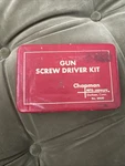 Chapman Gun Screwdriver Kit No. 9600 18 Piece Tool Set Vintage. Fixed Price $32.00.