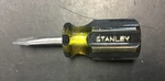 Stanley 100 Plus, Flat Tip Stubby Screwdriver 66-161, Usa. Fixed Price $5.99.