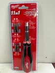 Milwaukee 48-22-2761 11-IN-1 Multi-tip Screwdriver With Square Bits. Fixed Price $17.96.