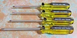 New Vintage Great Neck Screwdrivers TX15 20 25 TX30 With Case Us Made. Fixed Price $18.99.