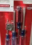 Brand New Craftsman 5-PC Screwdriver Set 41809 Lifetime Warranty Nos. Fixed Price $22.00.