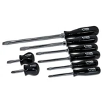 Screwdriver Set Phillips & Slotted 8PC Black Kti 19000. Fixed Price $23.40.