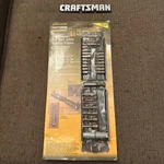 Craftsman Industrial 25671 Nut & Screwdriver Bit Set- Folding Case Usa Made. Fixed Price $54.95.