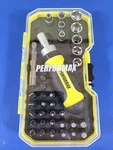 New Menards Performax 35PC Mini Ratcheting Screwdriver Set Crv Socket + Case. Fixed Price $13.49.