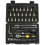 Stanley STMT72794-8 46-PIECE 1/4" Square Drive Metric Socket And Accessories Kit. Fixed Price $83.49.
