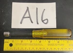Snap-on Tools NDM100A 10MM Nut Driver Clear Yellow Hard Grip Square Handle. Fixed Price $24.95.