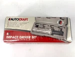 Autocraft 6 Piece Impact Driver Set Part # AC551. Fixed Price $12.00.