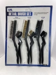 62616 - Piece Detailing Set Nylon Steel Brass Bristle Brushes. Fixed Price $9.00.