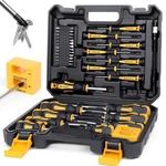 Magnetic Screwdrivers Set With Case, Amartisan 43PIECE Includs Slotted, Phill.... Fixed Price $27.08.