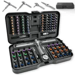 100 IN1 Magnetic Ratcheting Screwdriver Set 94 S2 Steel Bits Storage Case. Fixed Price $58.04.