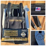 Vntg Craftsman Professional 3PC Tool Set Screwdriver Plier W/holster 41573 Usa. Fixed Price $134.99.