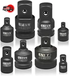 Neiko 30223A 8 Pc Impact Socket Adapter Set, Standard Sae Size, Cr-v. Fixed Price $42.87.