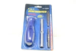 New Pittsburgh 6-IN-1 Soft Grip Screwdriver PH1 PH2 Slotted 3/16 & 1/4 Tools Car. Fixed Price $8.00.