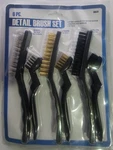 Harbor Freight 6 Piece Detail Brush Set, Steel, Brass Nylon New. Fixed Price $8.40.