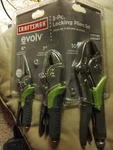 Craftsman Evolv 3 Pc Adjustable Locking Pliers 6" 7" 10" - 10061. Fixed Price $40.00.