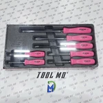 Snap-on Tools Usa Rare 7PC Classic Pink Hard Grip Screwdriver Set SDDX70AMP. Fixed Price $499.95.