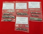 Suzuki 1968-1975 T500 Titan Polished Stainless Steel Engine Screw Bolt Kit Set. Fixed Price $31.95.