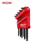 Milwaukee 48-22-2185 13 Piece Sae Ball End Style Hex Key Set. Fixed Price $27.99.