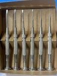 6PC Jeweler Screwdriver Set Welsh Textron 4120-00-288-8739 Swivel Knob Exc Cond.. Fixed Price $21.99.