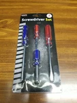 4 Pack Screwdriver Set, Standard Length Short Flathead Phillips. Fixed Price $9.86.