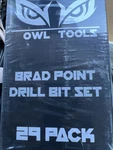 Owl Tools Brad Point Drill Bit Set 29 Pack. Fixed Price $28.00.