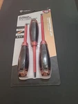 Southwire SDISET3 3-PC Insulated Screwdrivers 1000V 1/4" & 3/16" Slotted #2 Ph. Fixed Price $21.61.