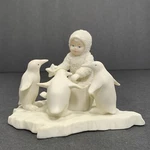 Department 56 Snowbabies Helpful Friends Figurine 1989 Retired 7982-0 Free Ship. Fixed Price $18.99.