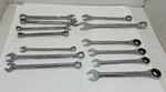 Tool Lot Of 13 Wrenches Stanley, Husky, Craftsman, Kobalt. Fixed Price $13.38.
