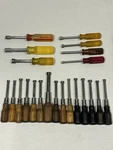 Vintage 22PC Steven Walden Spintite Nut Driver Set Worcester Mass. Usa. Fixed Price $50.00.