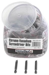 New Toolbasix Case Of (300) 1/4" 2" Slotted Screwdriver Insert Drill Bit Sale. Fixed Price $36.99.