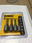 Dewalt #DW2229 4 Pcs. Magnetic Nut Driver Set Brand New In Package. Fixed Price $7.99.