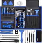80 In 1 Professional Computer Repair Tool Kit, Precision Small, Blue. Fixed Price $28.41.
