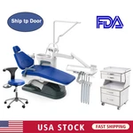 Dental Unit Chair Computer Control With Doctor Stool /3 Drawers Mobile Cart. Fixed Price $3166.23.