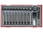 Teng Torx Bit Socket Set Piece 1/2IN Drive Short And Long Tray TTTX23. Fixed Price $138.99.