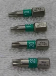 Wera 4 Bits 867/1 Btz Torx 25 Mm New TX15 TX20. Fixed Price $14.88.