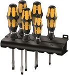 Wera 932/ S/6 Kraftform Chiseldriver Screwdriver Set With Rack 05018283001. Fixed Price $66.56.