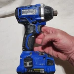Kobalt 324B-03 24V Cordless Impact Driver & Battery. Fixed Price $75.00.