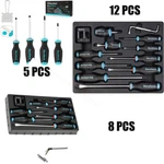 Duratech 5PCS/ 8PCS/ 12PCS Screwdriver Set Alloy Steel With Storage Tray. Fixed Price $25.19.