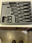 Snap-on Tools SGDX80BDTX Piece 100 Yr Anniversary Soft Grip Screwdriver Set. Fixed Price $200.00.