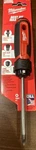 New Milwaukee MT218 #2 Square 4" Cushion Grip Screwdriver - Made In Usa. Fixed Price $12.95.