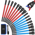Xool 16 Pcs Long Magnetic Nut Driver Set, 6" Metric & Sae Bit Set.... Fixed Price $43.99.