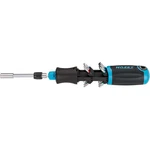 Hazet 810R-4 Ratcheting Bit Screwdriver, 1/4" Hex Drive, 250MM, 13 Pieces. Fixed Price $112.44.