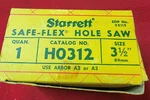 Vintage Starrett Safe-flex Hole Saw Set (1) Made Usa Nos HO312 GB32. Fixed Price $25.00.