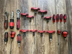 Husky 21PC Screwdriver Set T-handle Ratchet Stubby Pick Tool Lot. Fixed Price $49.99.