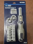 Project Source Ratcheting Screwdriver Set 34 Pc. Fixed Price $16.61.