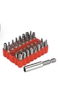 Warrior 33-PIECE Security Bit Set 1/4" Hex Drive W/magnetic Extender New. Fixed Price $18.90.