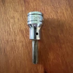 Snap-on Tools FA7A 7/32" Sae Hex Bit 3/8 Chrome Socket Driver *has Twist. Fixed Price $9.00.