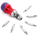 Workpro 12-IN-1 Stubby Ratcheting Multi-bit Screwdriver Quick-load Mechanism New. Fixed Price $19.99.