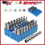 33 1/4" Hex Head Screwdriver Security Bit Set Tamper Proof Spanner Key Torx. Fixed Price $6.50.